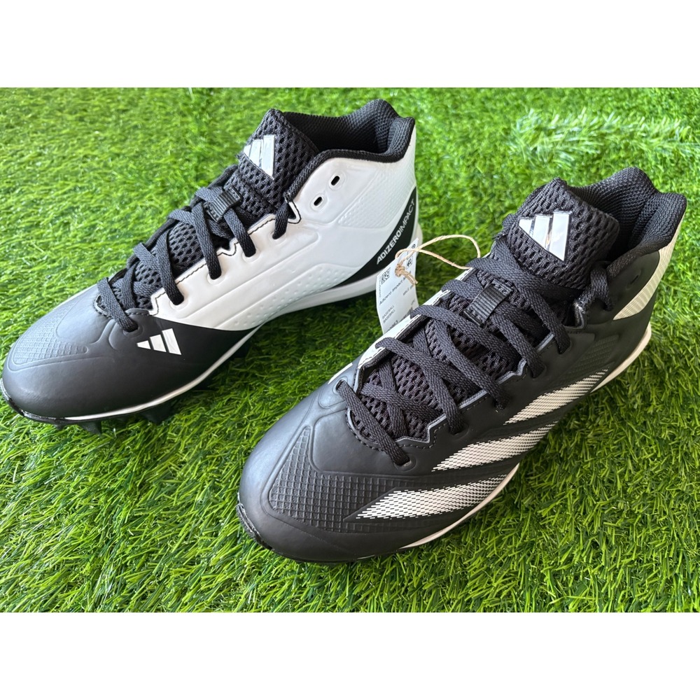 Adidas Adizero Impact MD B Mens Size 6.5 Baseball Cleats Black White ID0963